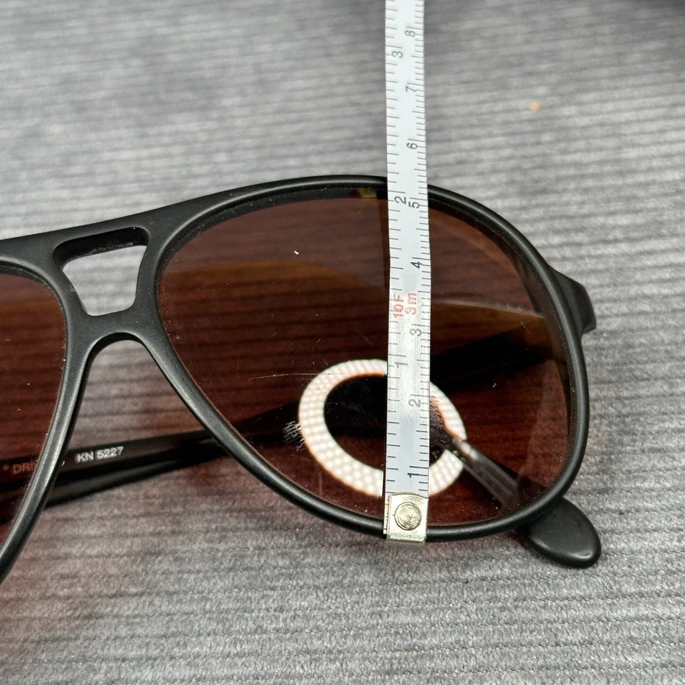 Serengeti Drivers y2k Sunglasses Matte Aviator Rose Lens KN 5227 Vintage Eyewear
